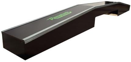 Ramptech Hubba Ledge Grind Box - Weatherproof, Heavy-Duty Indoor and Outdoor DIY Skateboard Grindbox Kit - Portable Ledge with Galvanized Steel Side Angles, HDO Wood Body, and Reversible Top