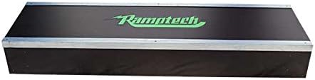 Ramptech Mini Grind Box (10" Tall x 16" Wide x 5' Long) - Weatherproof, Heavy-Duty Indoor and Outdoor DIY Skateboard Grindbox Kit - Portable Box with Galvanized Steel Edges and HDO Wood Sides
