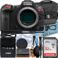 Canon EOS R5 C Mirrorless Cinema Camera (Body) with 4K Video + SanDisk 32GB Memory Card + Case + ZeeTech Accessory Bundle