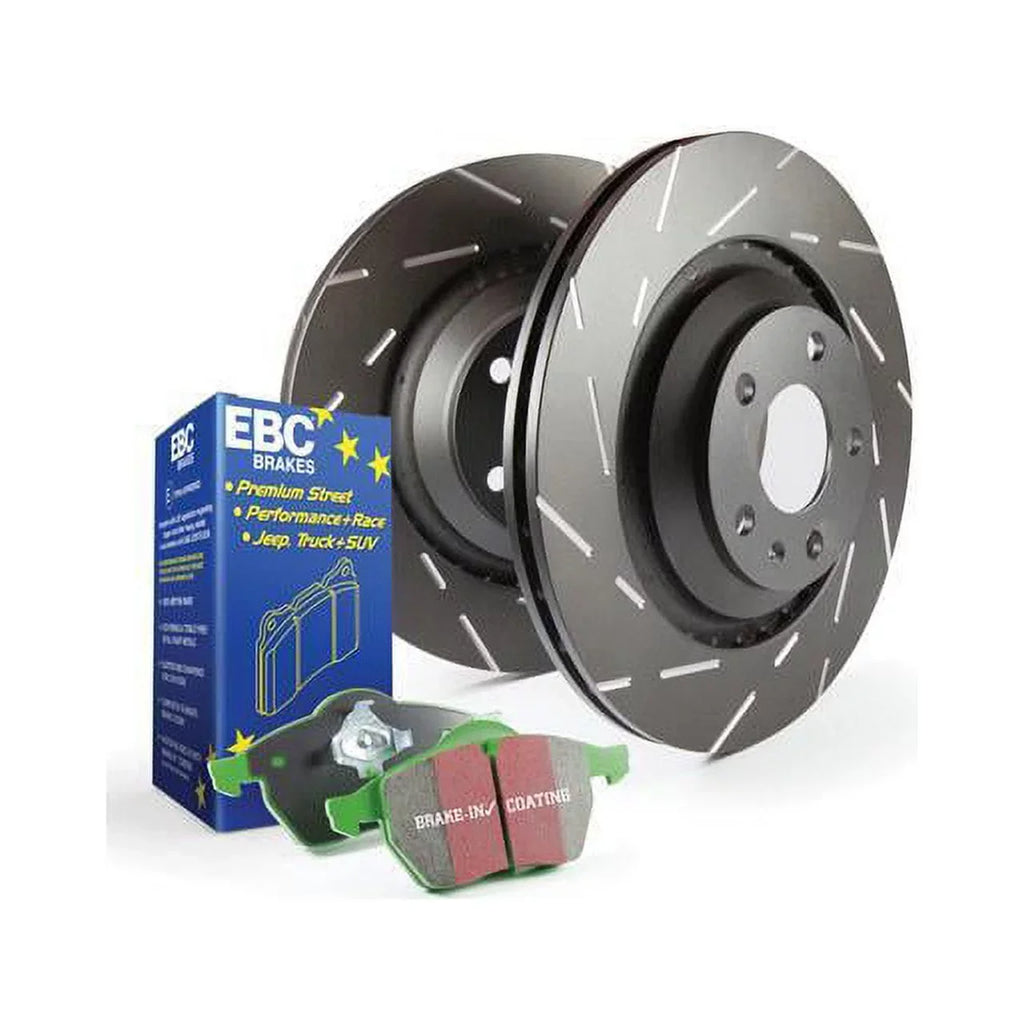 EBC Brakes S2KR2281 S2 Kits Greentuff 2000 and USR Rotors Fits 12-18 500