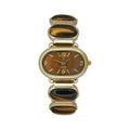 Charles-Hubert- Paris Womens Premium Collection Watch - Polished Gold with Oval Shape