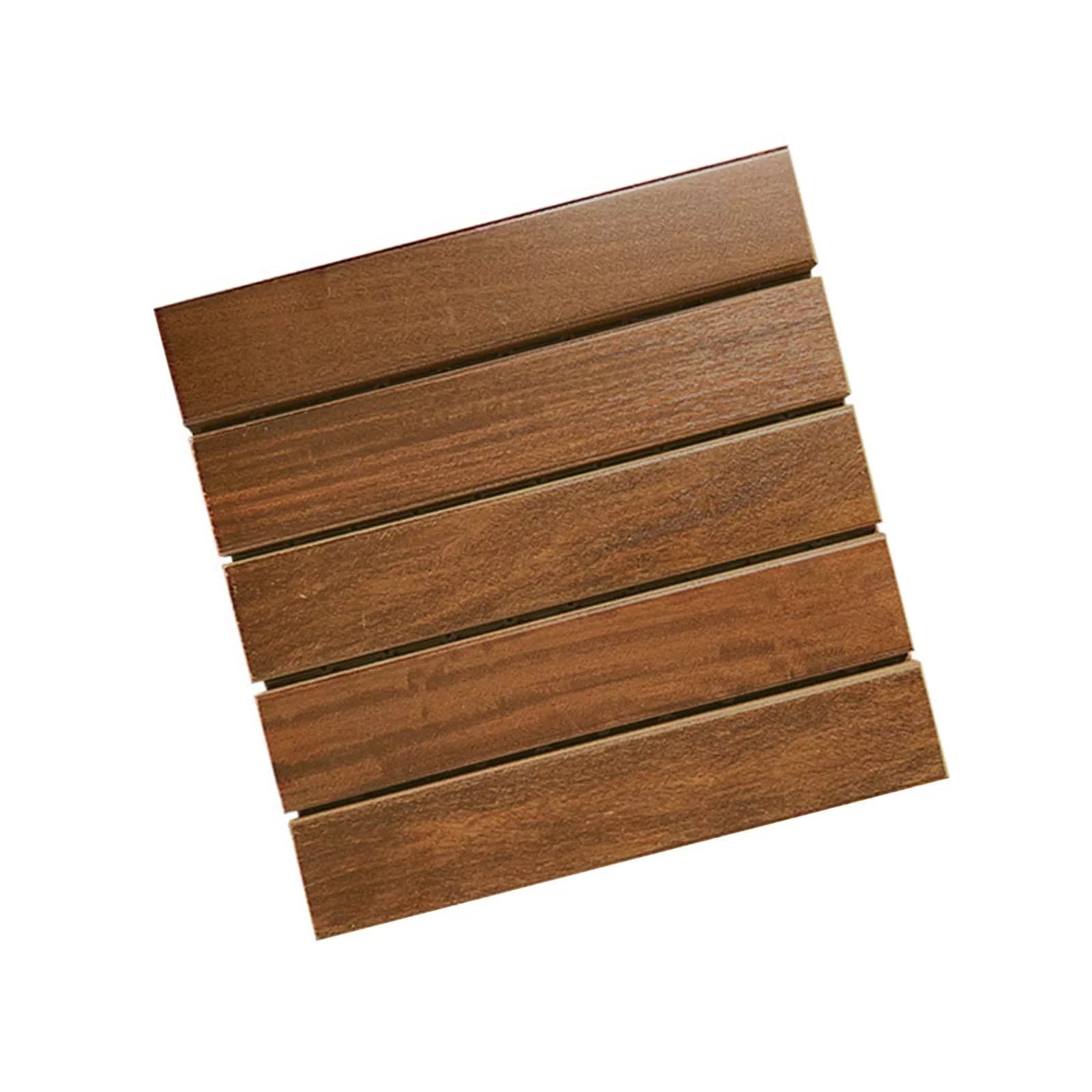 Outdoor Flooring Wooden Flooring Puzzle Interlocking Balcony Flooring Interlocking Deck Tiles for Outside Garden Balcony Walkway Indoor