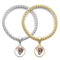 Graffiti Street Heart Art Illustration Pattern Lover Bracelet Bangle Pendant Jewelry Couple Chain