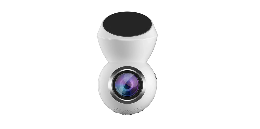 JS Dash 3.0 (WHITE) - Plug & Play Dash Cam- Full HD 1080p Dashcam w/ Parking Monitor & 1.22" LED Screen & GPS *NEW & IMPROVED*