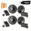 Polk Audio - Two Pairs Of DB6502 6.5" Component Speaker - Marine and Powersports Certification