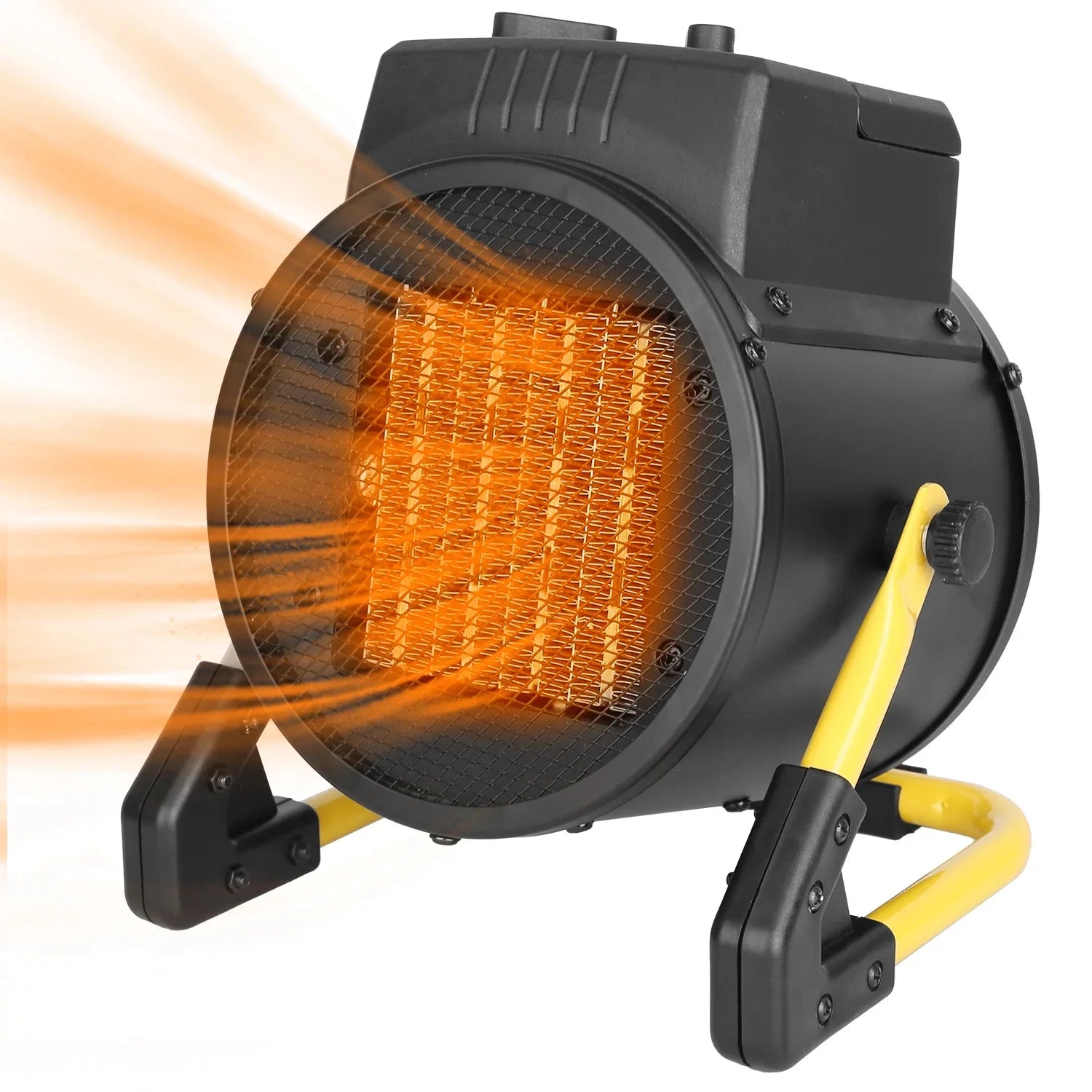 iMounTEK 1500W Portable Electric Space Heater Personal Fan with Overheat Protection Adjustable Temperature Ceramic Heater for Bedroom Office Desk