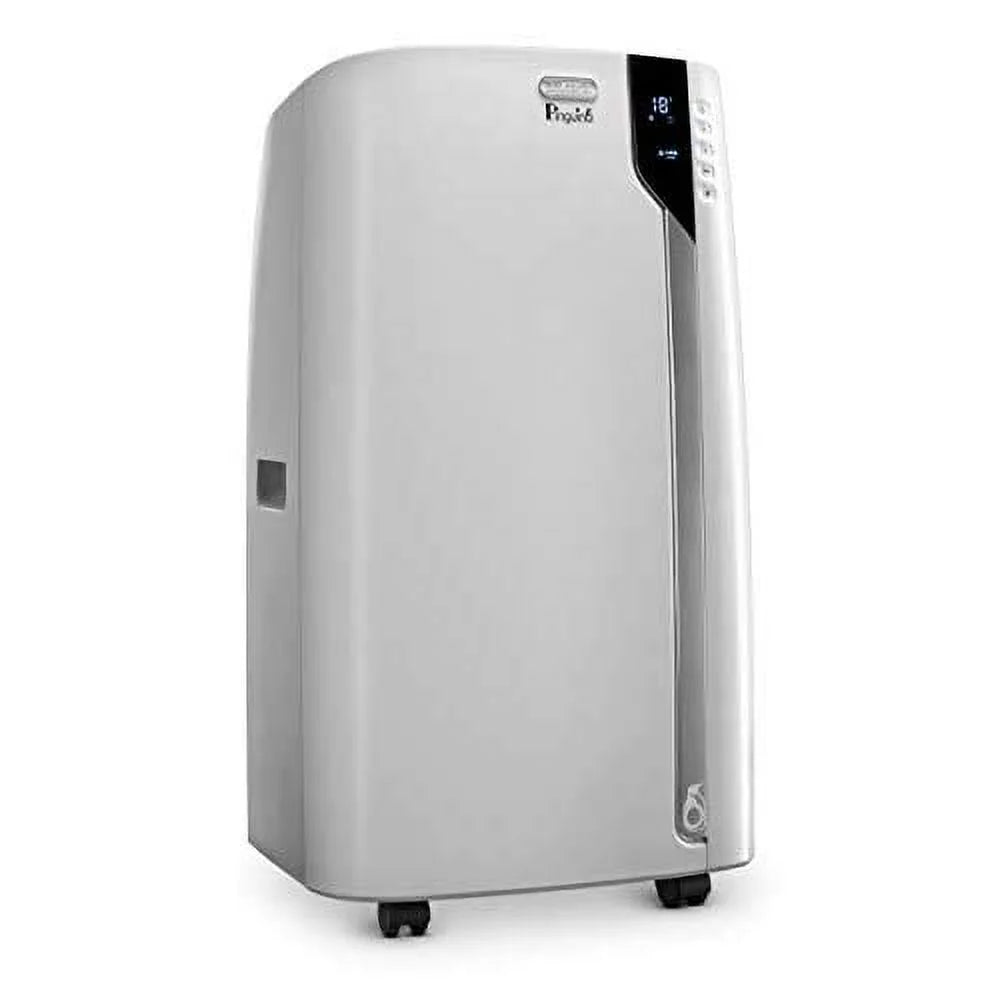 DeLonghi PACEX360LVYN WH Pinguino Portable Air Conditioner, White White 12,000 BTU, Bluetooth remote, 500 Sq Ft Conditioner