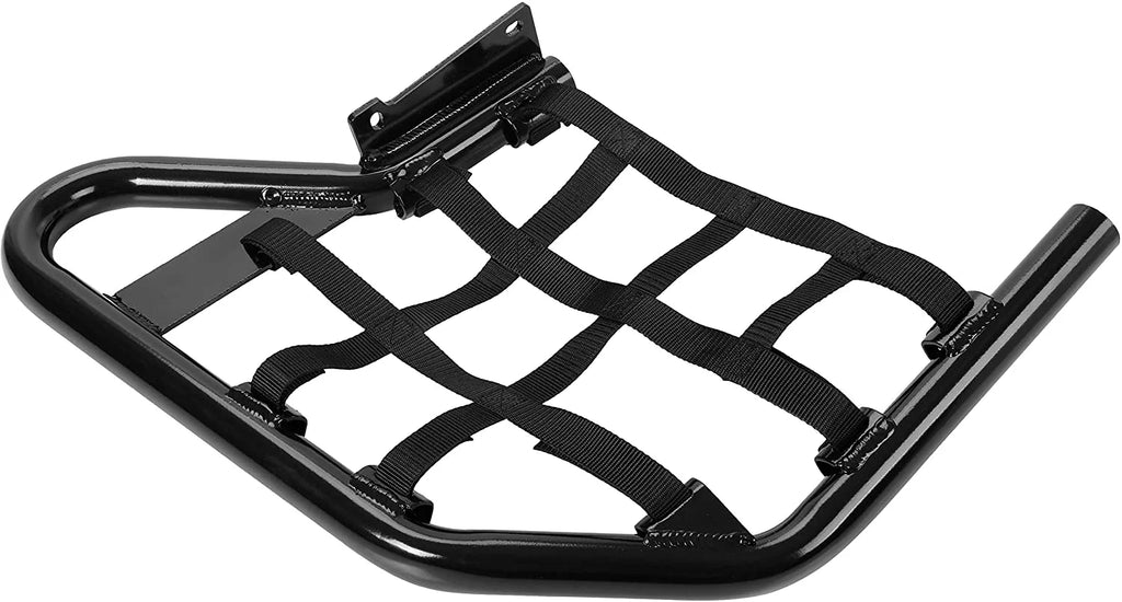 Kojem Aluminium Foot Peg Step Nerf Bars for Yamaha Raptor 700 Black Side Step with Black Webbing nets 2006-2020