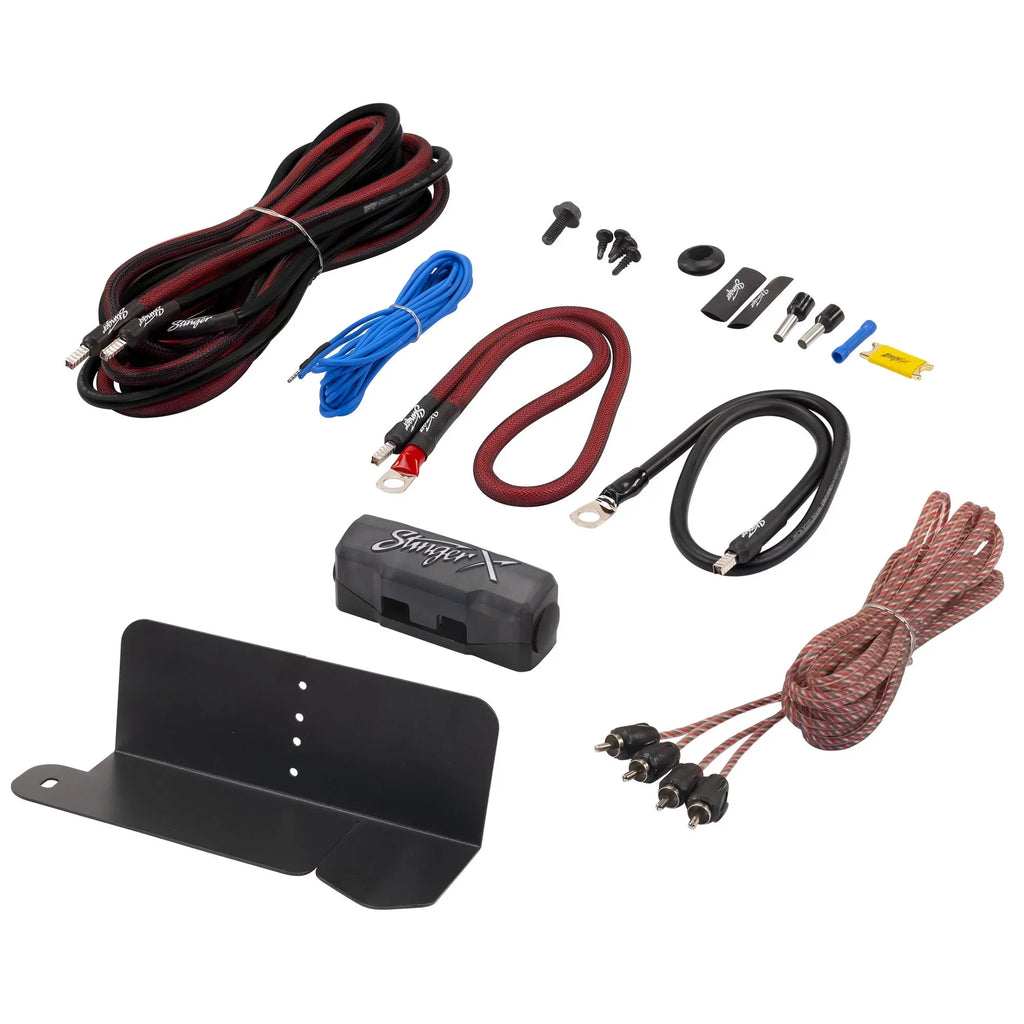 JBL JBLBB4005D - 5-Door Passive Sound Bar Compatible with Bronco with MB Quart NA2-400.2 compact Two Channel, 400 watt Powersports amplifier and Bronco Install Accessories