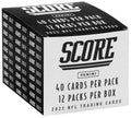 NFL Panini 2022 Score Football Trading Card Value Box (12 Packs)