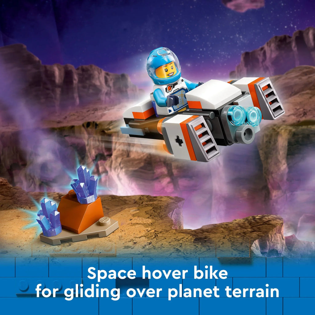 LEGO City Space Explorers Pack, Kids’ Space Toy Playset Bundle for Boys and Girls Aged 6 and Up, 3 Building Sets in 1 Box, Space Gift Mech Toy, Interstellar Spaceship, Hoverbike, 3 Minifigures, 60441