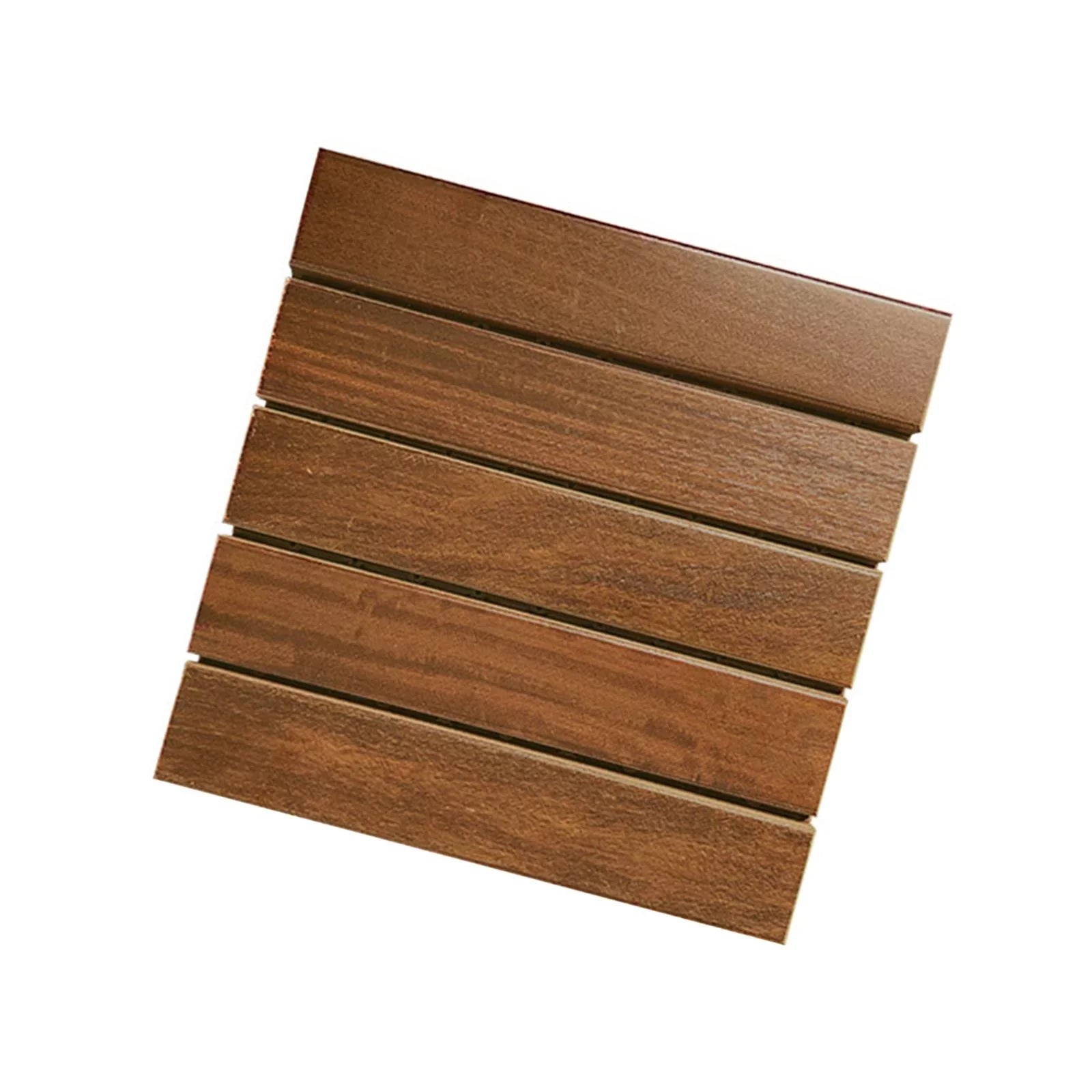 Outdoor Flooring Wooden Flooring Puzzle Interlocking Balcony Flooring Interlocking Deck Tiles for Outside Garden Balcony Walkway Indoor