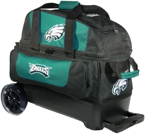 KR Strikeforce NFL Philadelphia Eagles Two Ball Bowling Roller Bag
