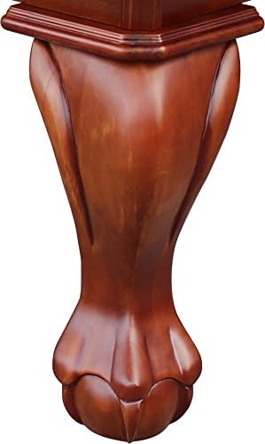 Playcraft Charles River 8' Slate Pool Table w/Leather Drop Pockets - Billiard Table with Solid Hardwood & 3pc Slate System - Perfect for Game Room, Office or Dens - 25 Cloth Colors