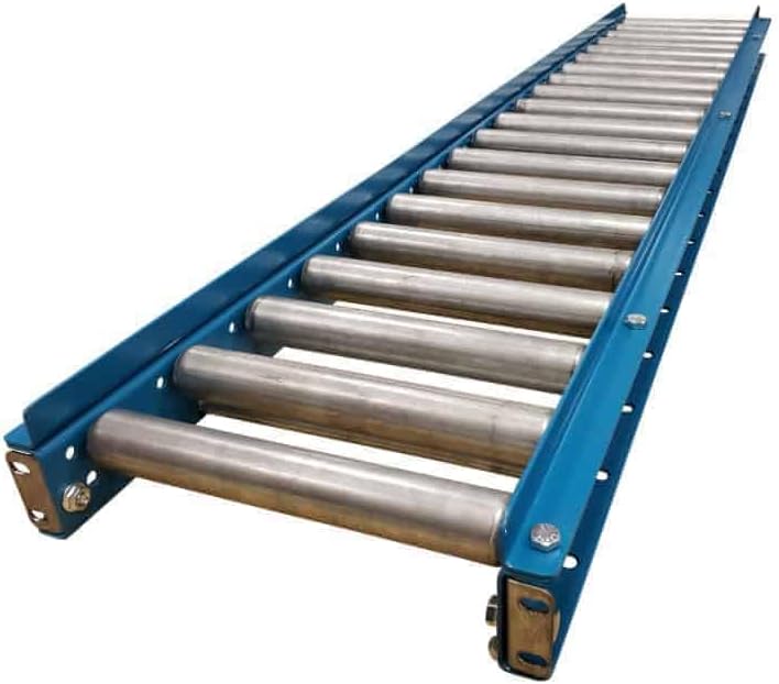 Ultimation Guide Rails Gravity Conveyor Medium Duty, 1.9"D Rollers|5' Rails