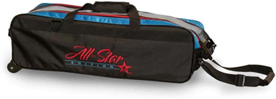 Roto Grip 3 Ball Roller All Star Competitor Tote - Black/Red/Blue