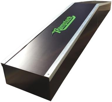 Ramptech A-Frame Grind Box (8-16" Tall x 16" Wide) - Weatherproof, Heavy-Duty Indoor and Outdoor DIY Skateboard Grindbox Kit - Portable Box with Galvanized Steel Side Angles & HDO Wood Body