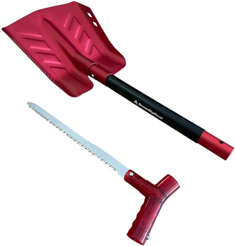 Avalanche Rescue Bundle - BCA Tracker S Avalanche Beacon, 260cm Avalanche Probe, Rescue Shovel w/Saw