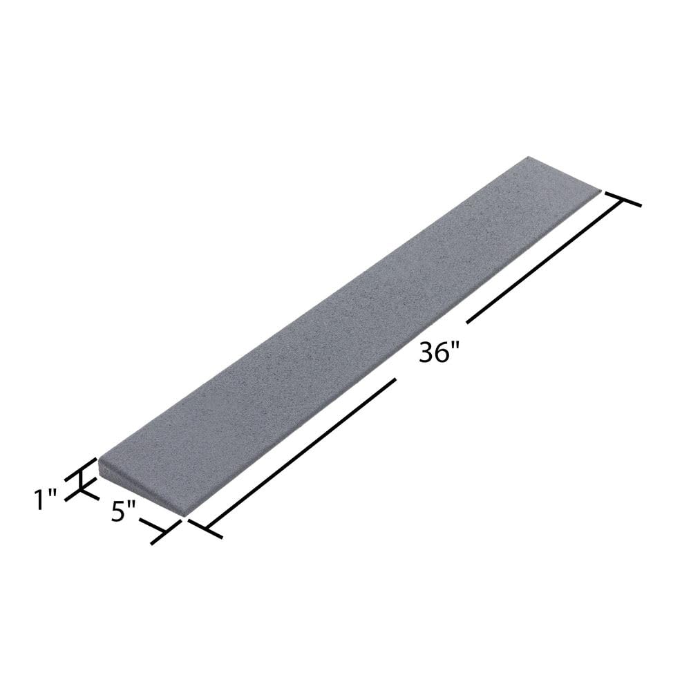 5" Doorway Threshold Wheelchair Ramp, 800 lb Cap, Solid Foam, Silver Spring