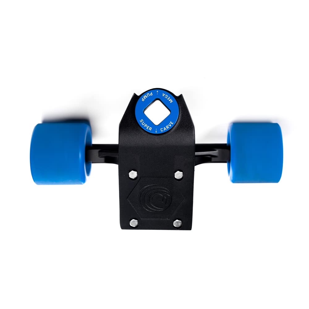Waterborne Skateboards Surf and Rail Adapter FIN System for 3 Surfskate Trucks Modes - Surf Skate Truck Fits Any Board - Longboard Skateboard Accessories, Surf Skateboard Trucks, Surfskate Skateboard