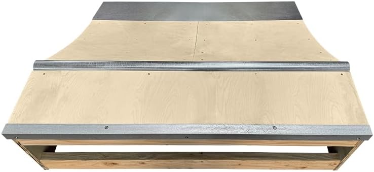 Greg Lutzka's 3 in 1 Quarter Pipe by OC Ramps - Wood Skateboard Quarter Pipe, Ledge & Launch Ramp All in One - Ultimate Skate Sessions with Endless Tricks - Great for BMX, Scooters and Inline Skaters