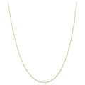 Primal Gold 10 Karat Yellow Gold .5mm Carded Cable Rope Chain