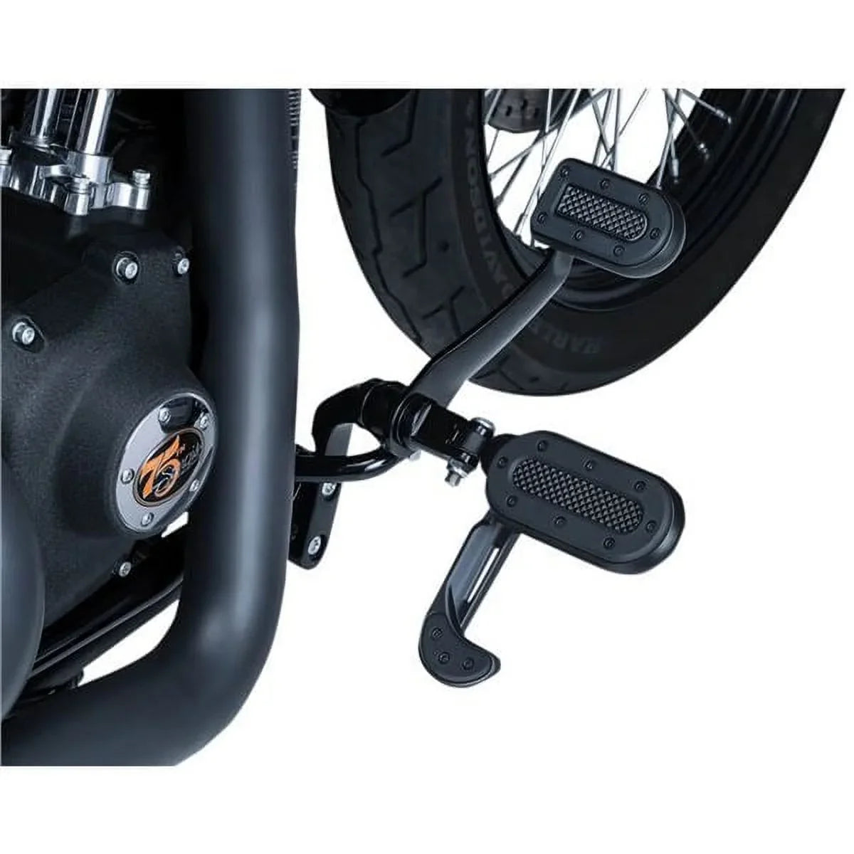 Kuryakyn Heavy Industry Black Brake Pedal Pad (KUR7038)