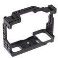 Htovila Camera Cage Aluminum Alloy Video Cage Replacement for Sony A7M3 A7R3 A9 Mirrorless Camera with Cold Shoe Mount 1/4 Inch & 3/8 Inch Screw Holes