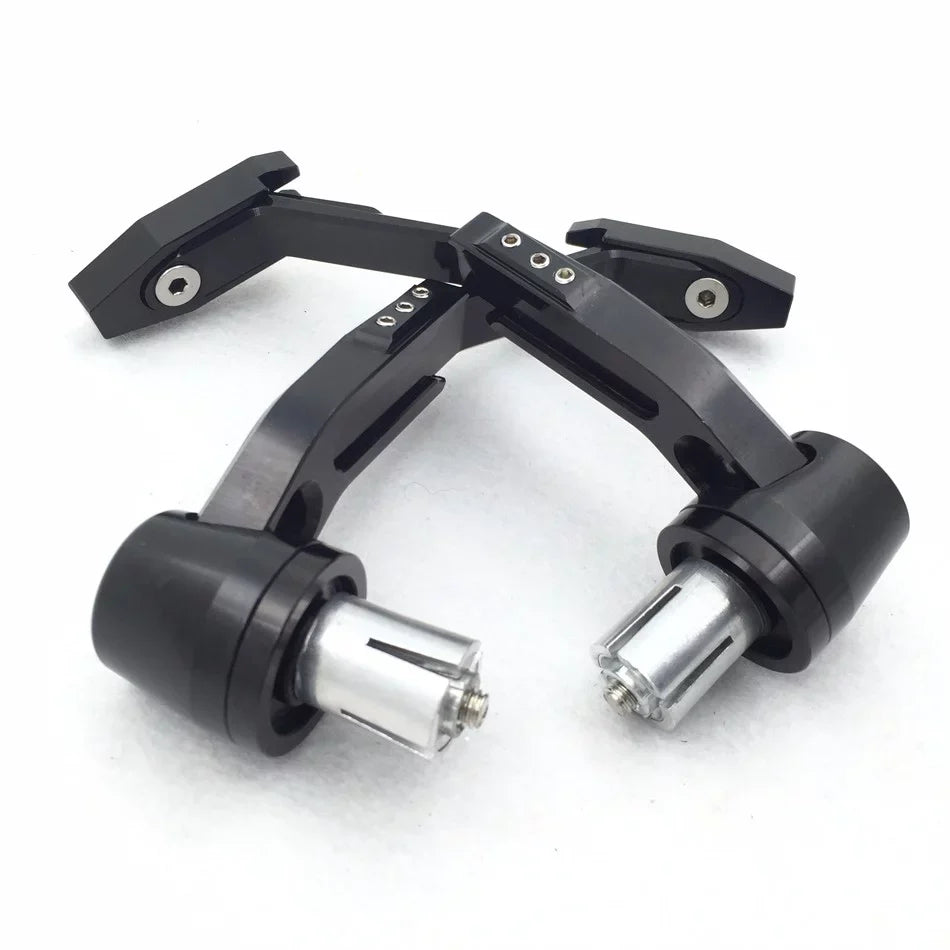 HTT-MOTOR Motorcycle Adjustable Length Angel Black Total CNC 7/8"(22mm) Proguard Pro Brake Clutch Levers Protect Guard For Suzuki GSX GSXR Hayabusa RM DR Kawasaki Ninja Aprilia Climber