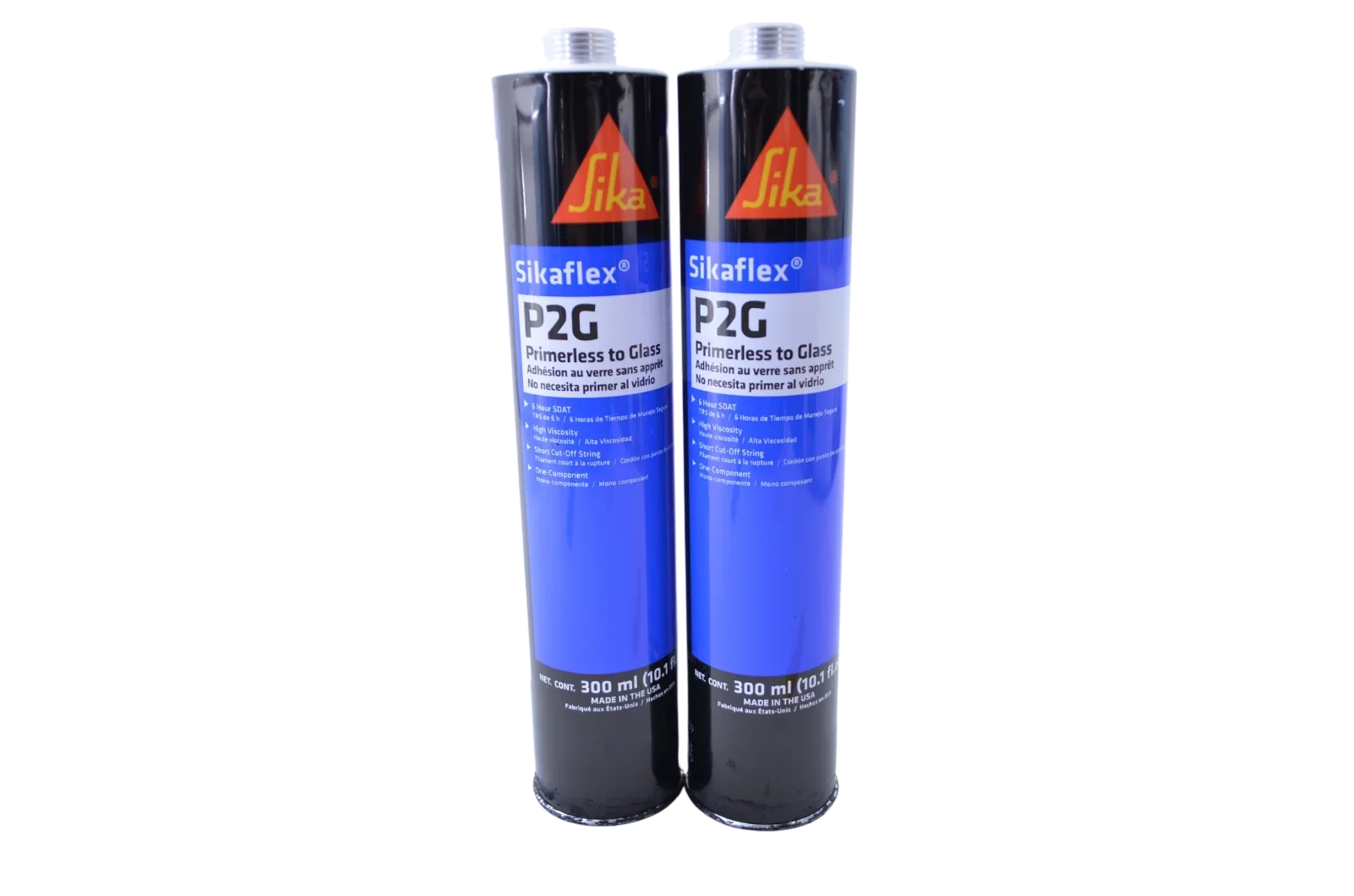 Auto Glass Urethane Adhesive Sealant Primerless to Glass 2 Tubes Sika P2G