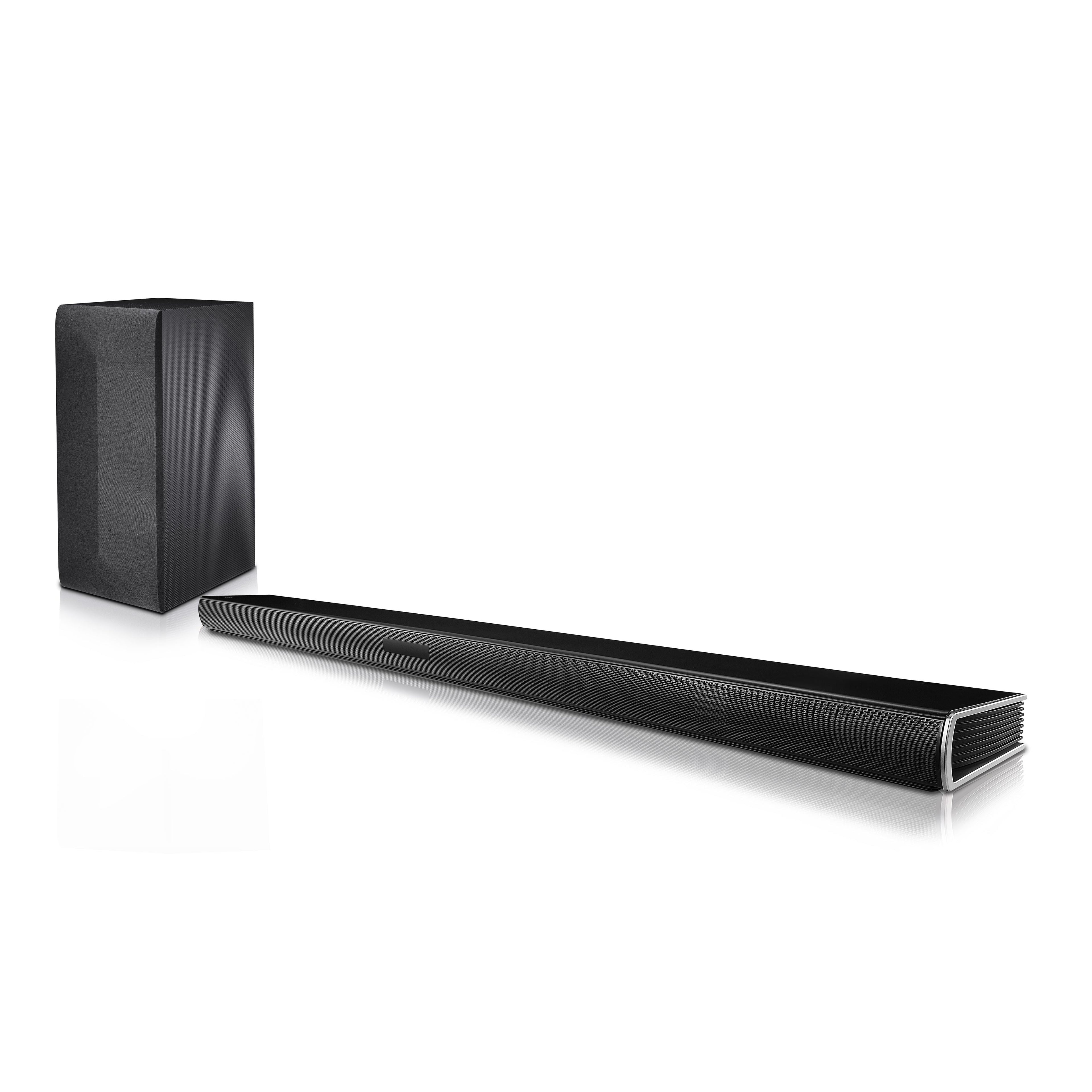 LG 2.1 Channel 300W Soundbar with Wireless Subwoofer - SL3D