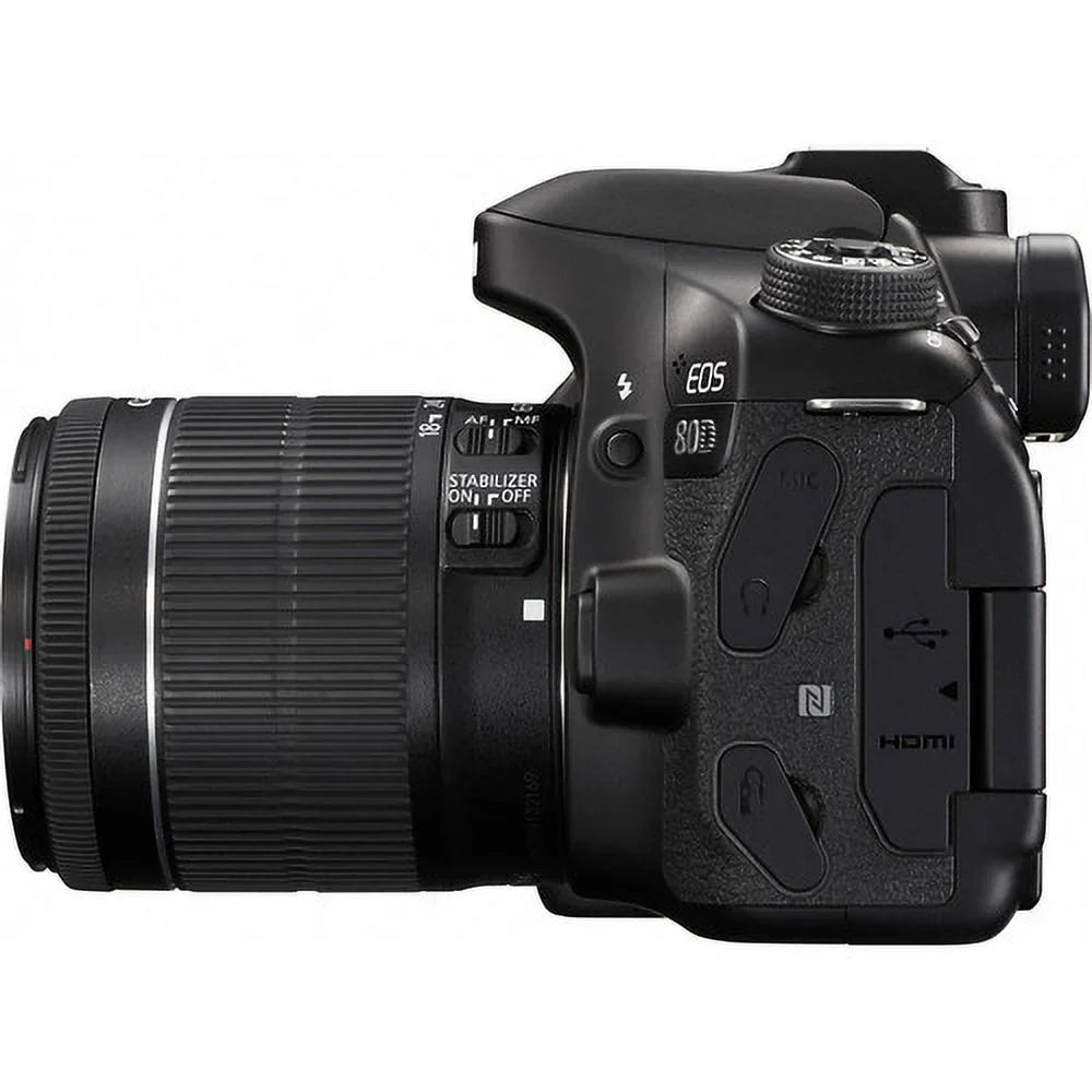 Canon EOS 80D DSLR Camera with 18-55mm Lens + 16GB Expo Advanced Kit