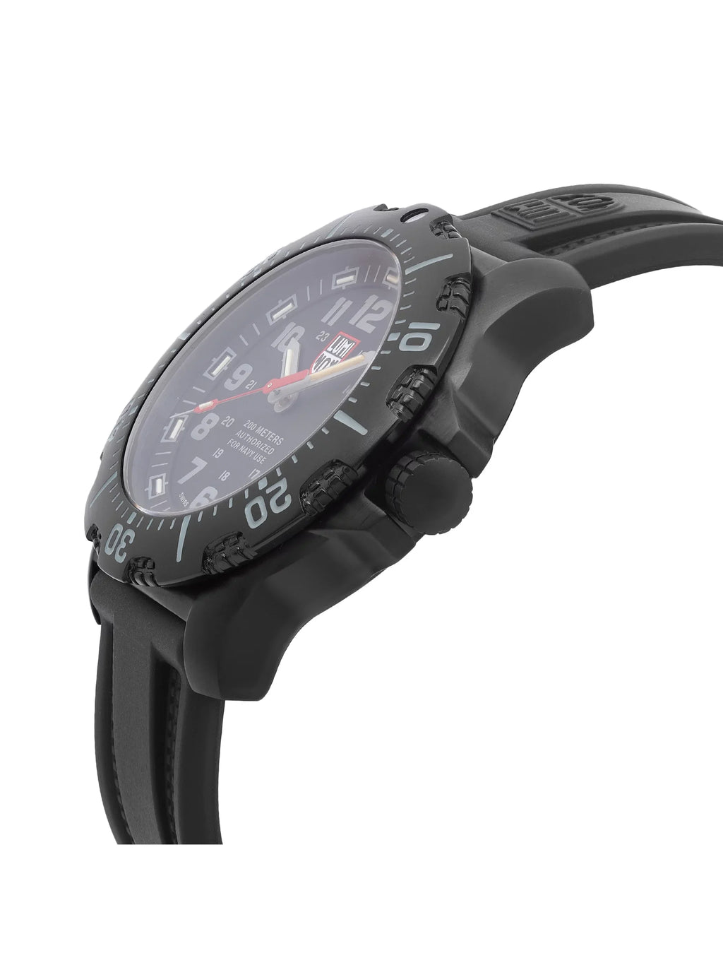 Luminox Navy Seal ANU 45mm Steel Black Dial Quartz Mens Watch XS.4221.NV.F