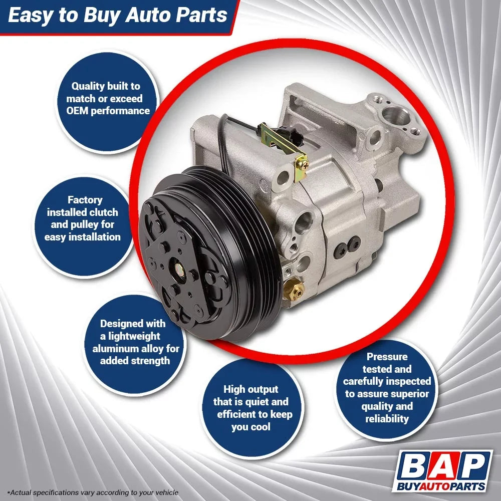 For Honda Fit 2015 2016 2017 2018 AC Compressor & A/C Clutch - Buyautoparts