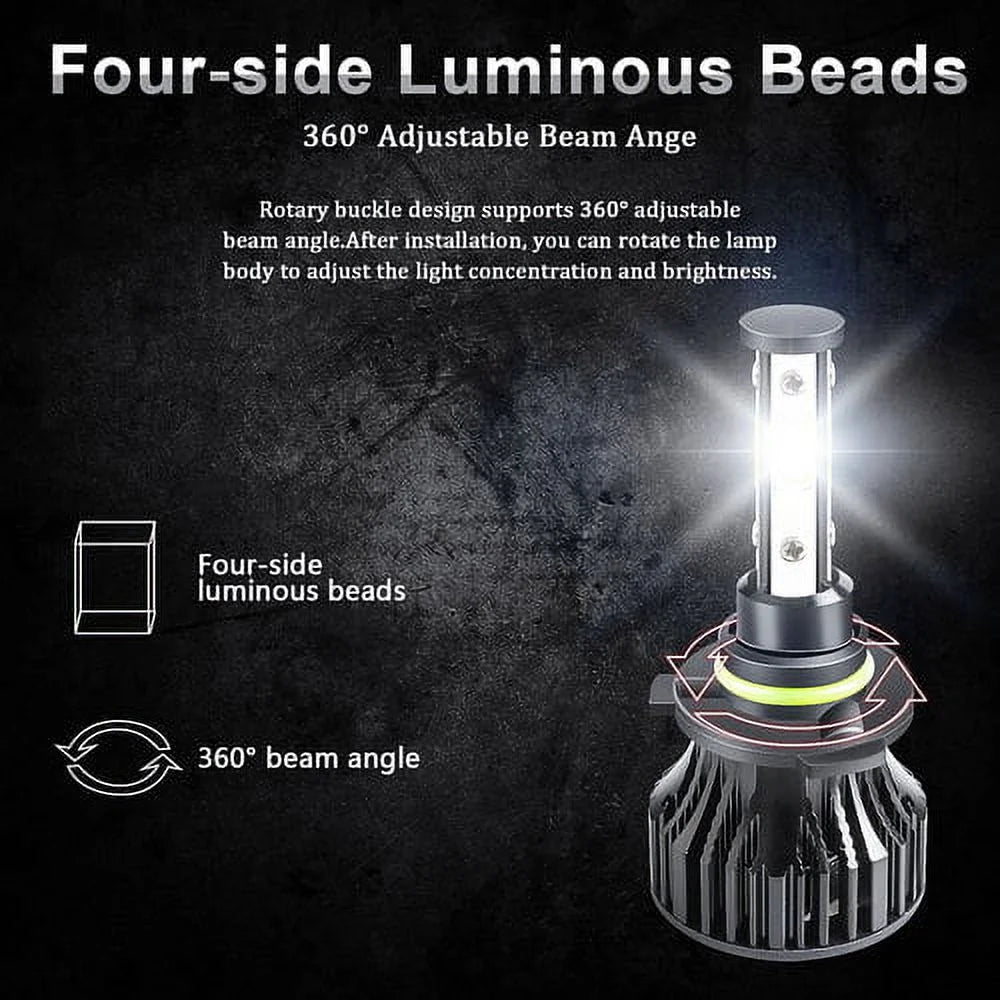 Para For Chrysler Pacifica 2017 2018 2019 2020 faro LED + luces antiniebla set 6