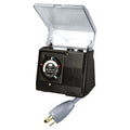 P1131 Heavy Duty Weatherproof Above Ground Pool Pump Timer - Lock Plug And Receptacle, 2 On/Off Settings - Ideal For Water Fountains, Aerators, Landscape Lighting, Pool Filter Pumps