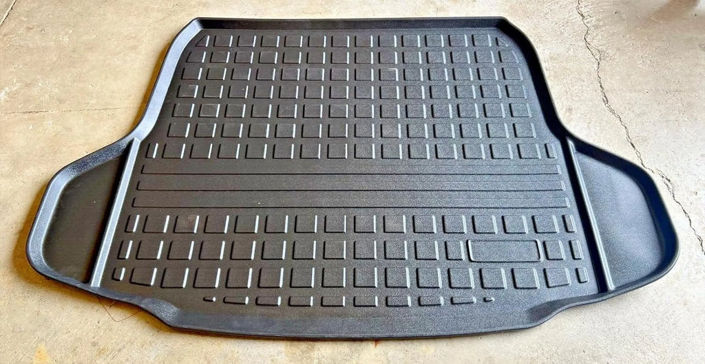 EACCESSORIES EA Cargo Liner – Trunk Mat for Nissan SENTRA 2020-2024 – Weather-Resistant Trunk Mats for Cars with Raised Lip–Non-Slip Car Trunk Mat Tray Pad Boot–Laser Pre-Cut Design