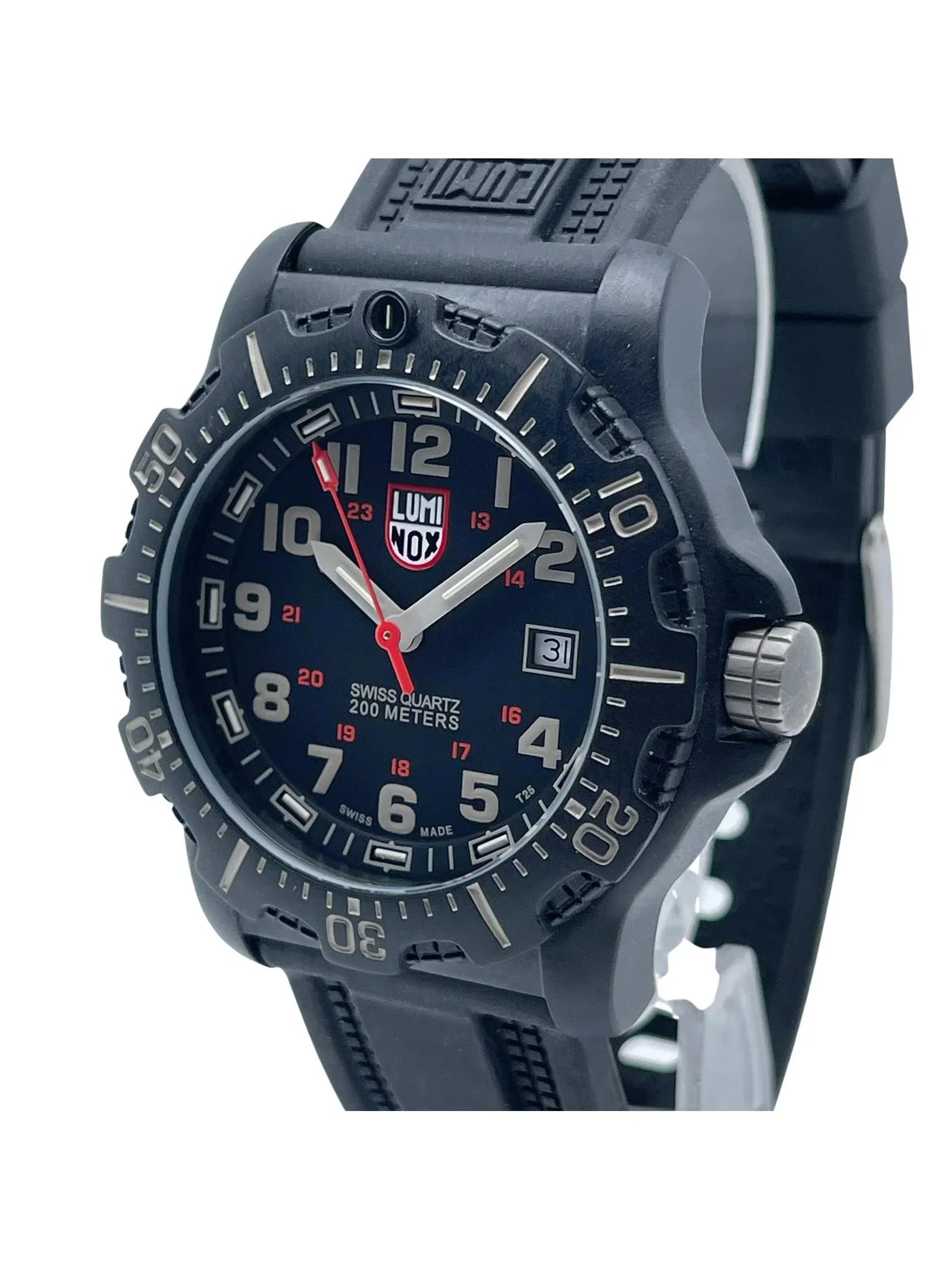 Pre-owned Luminox Navy Seal Black OPS 44mm Quartz Mens Watch XL.8813.LM (Good)
