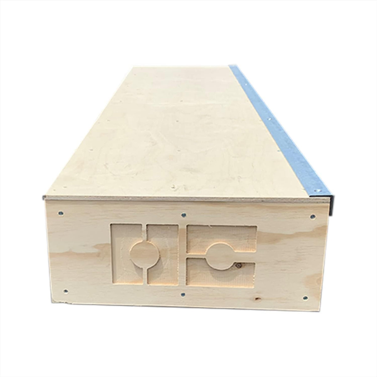 OC Ramps 6ft Grind Box - Durable Skate Boxes for Grinding - Wood Skateboarding Obstacle with Metal Rail - Great for Bikes, Scooters, Snowboarding and Inline Skates as Well