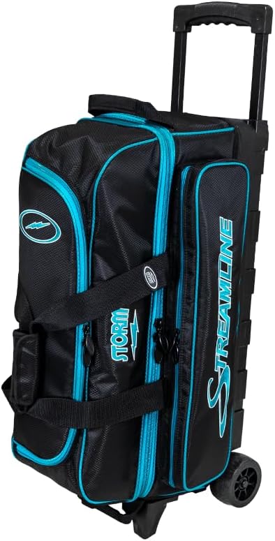 Storm 3-Ball Streamline Bowling Bag Black/Aqua