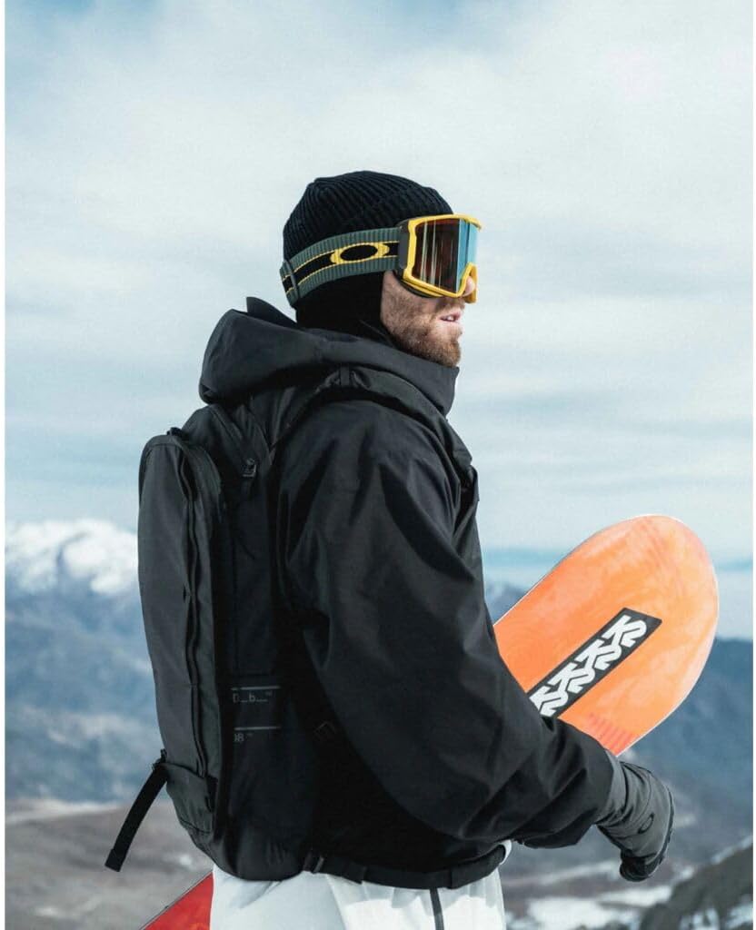 Db Journey Snow Pro Vest - Avalanche Vest for Backcountry Skiing & Snowboarding, Lightweight Design, Compatible with Safeback SBX System, 8L - Black Out
