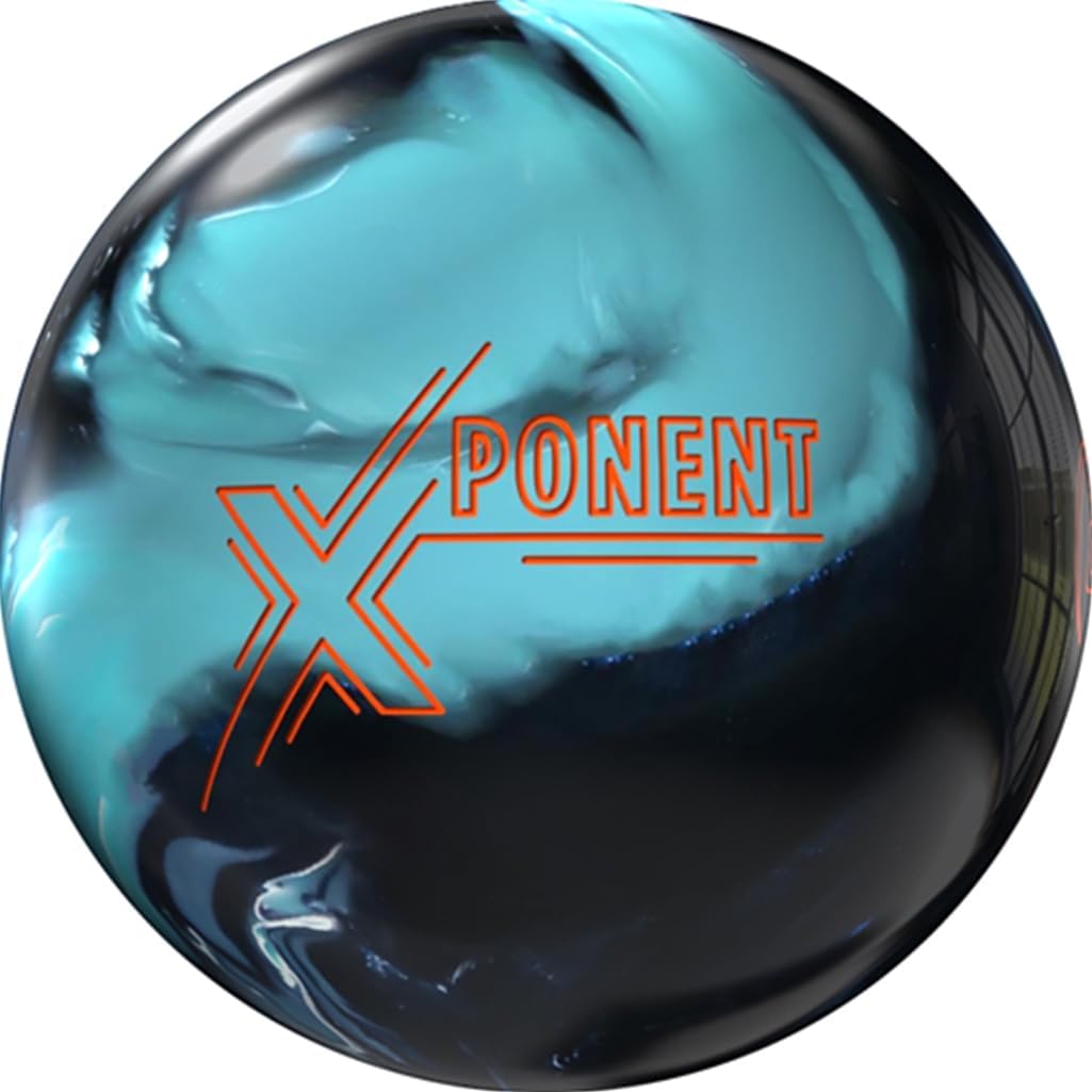Bowlerstore Products 900 Global PRE-DRILLED Xponent Pearl Bowling Ball - Sky Blue/Black 15lbs
