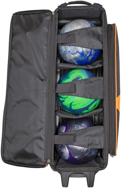 Brunswick Blitz Triple Roller Bowling Bag, Blue