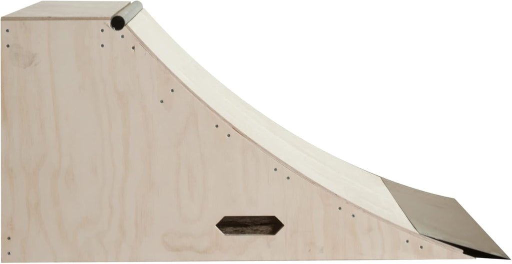 OC Ramps Quarter Pipe (2' Tall x 3' Wide) - Durable Wood Skateboard Ramp Kit - Store Easily in the Garage - Great for Home or Professional Use and also Works for BMX Bikes, Scooters, and Inline Skates