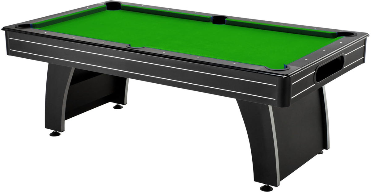 Fat Cat Tucson 7 Foot Pool Table with Automatic Ball Return, Billiard Table with Arcade Style Black Finish, 818 Bumpers, Includes Cues and Balls