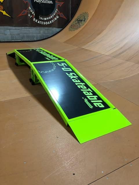 Ramptech 5-0 Fly Box Combo (3 - Skate Tables) Weatherproof, Heavy-Duty Indoor and Outdoor Skateboard Ramp - Portable, Modular, Expandable, Connectable Skateboard ramp