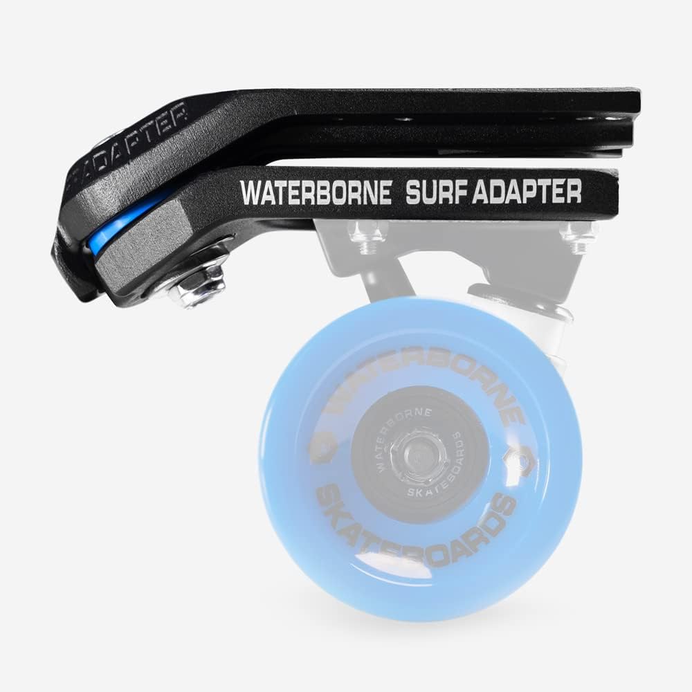 Waterborne Skateboards Surf and Rail Adapter FIN System for 3 Surfskate Trucks Modes - Surf Skate Truck Fits Any Board - Longboard Skateboard Accessories, Surf Skateboard Trucks, Surfskate Skateboard