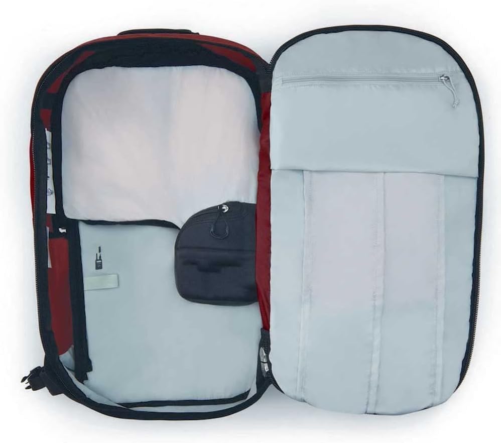 Osprey Soelden Pro 32L Men's Ski and Snowboard Backpack with E2 Airbag System, Red Mountain