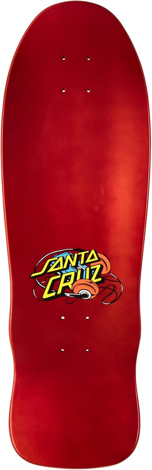 SANTA CRUZ Stranger Things Grabke Max Melting Clock 9.7in x 29.4in Skateboard Decks