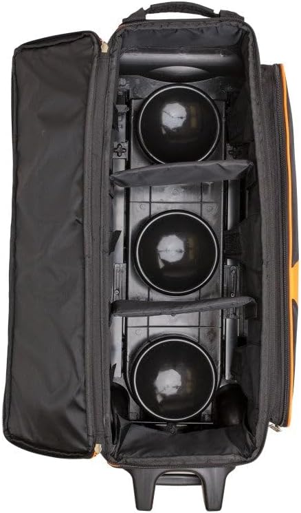 Brunswick Blitz Triple Roller Bowling Bag, Blue